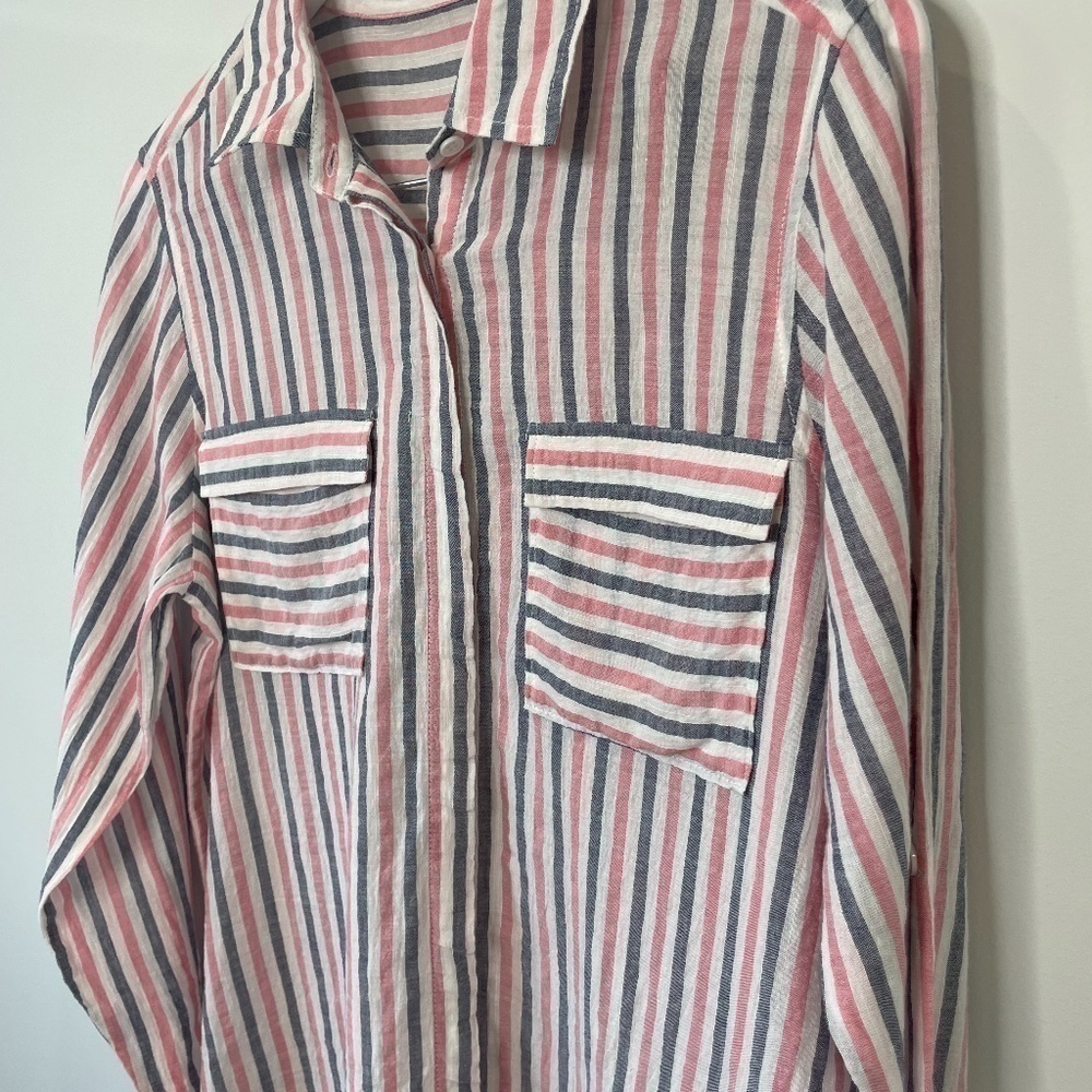 Seven7 Striped Multicolor Button Up - Picture 2 of 10